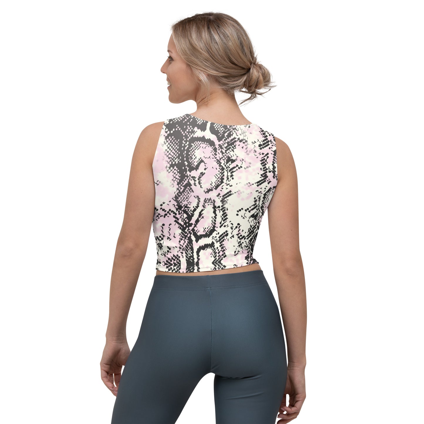 Pink Reptile Crop Top