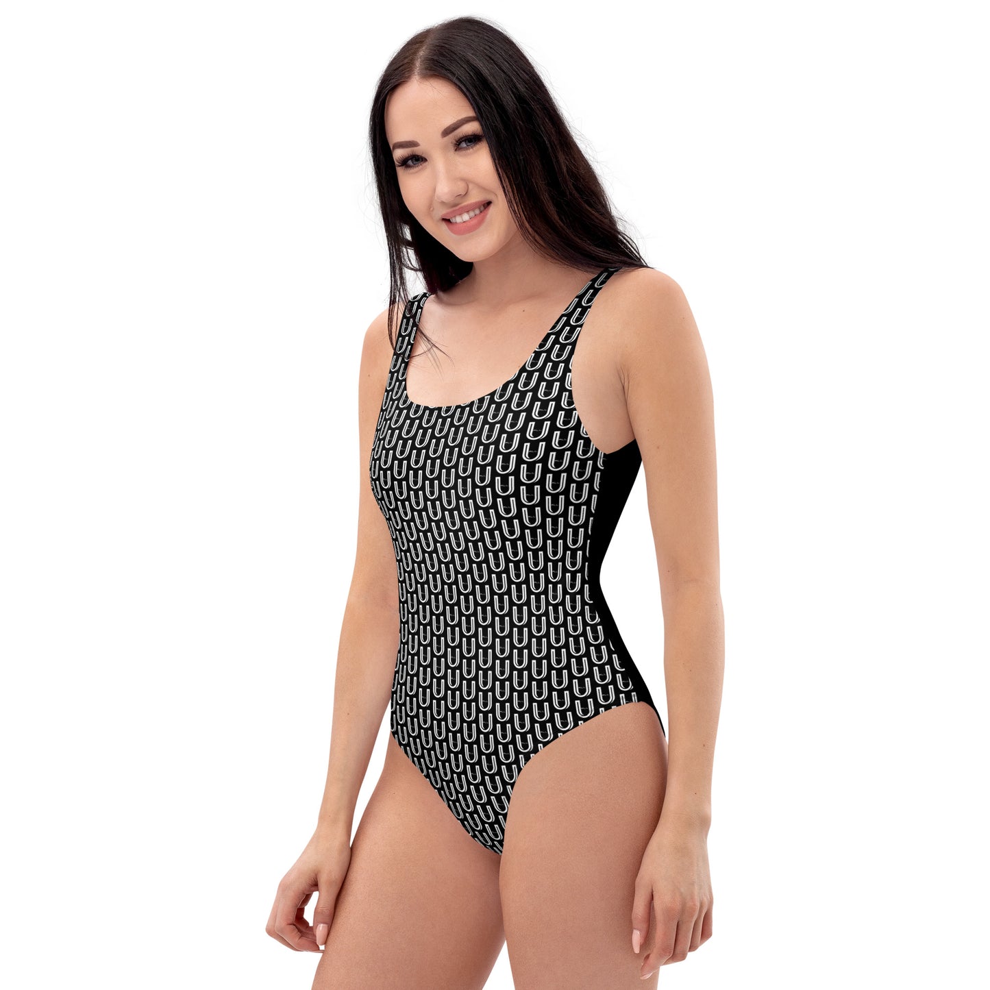 Black Logo Swimsuit