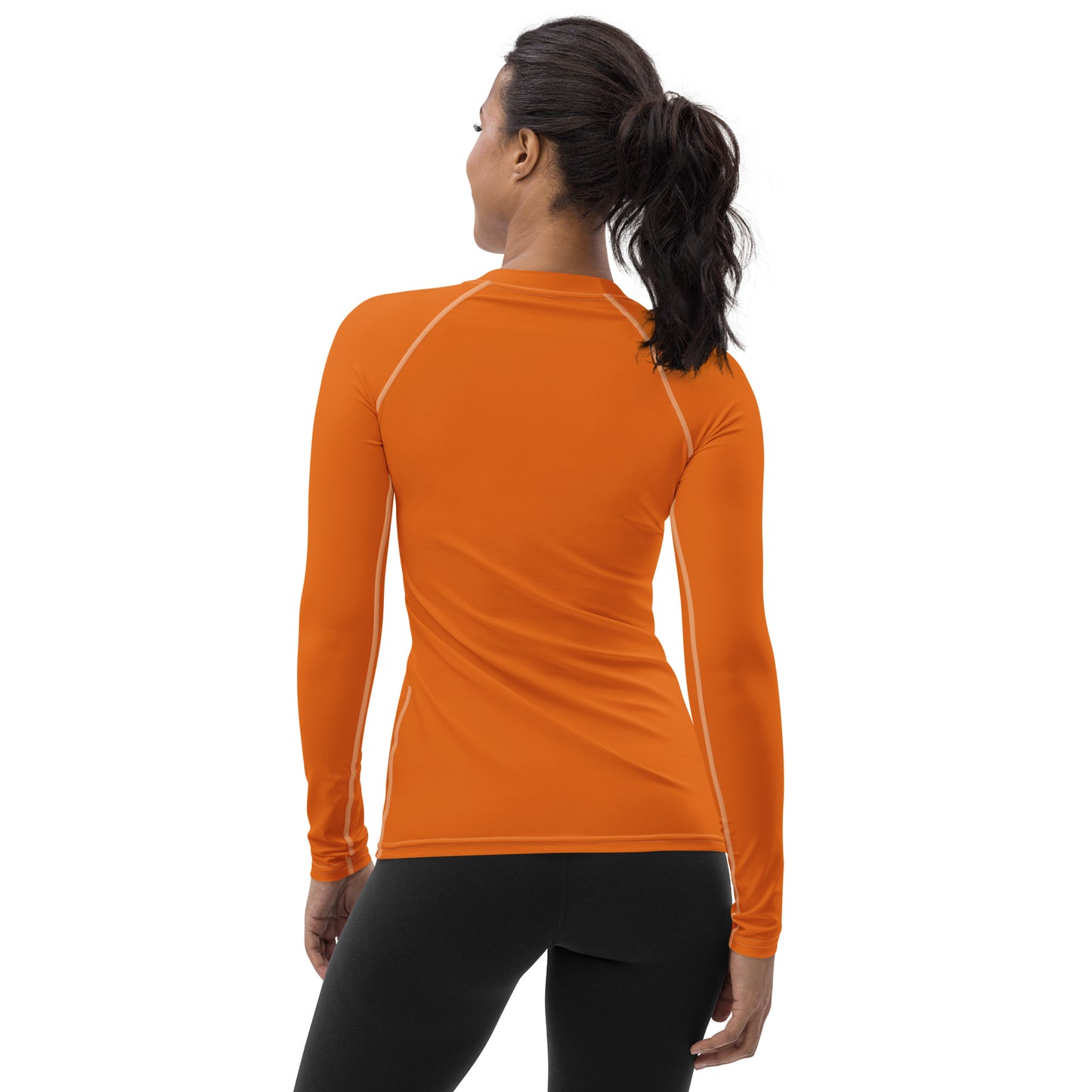 Orange Long Sleeve Top