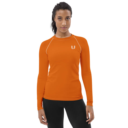 Orange Long Sleeve Top