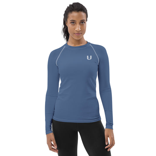 Blue Long Sleeve Top