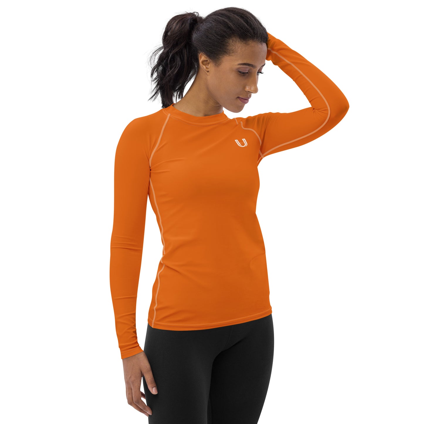 Orange Long Sleeve Top