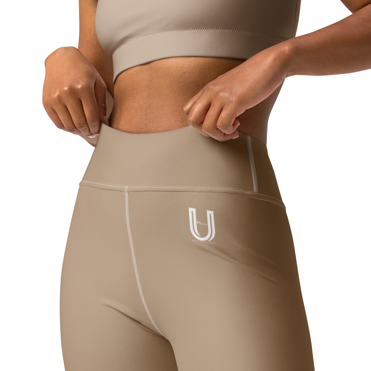 Taupe Yoga Leggings