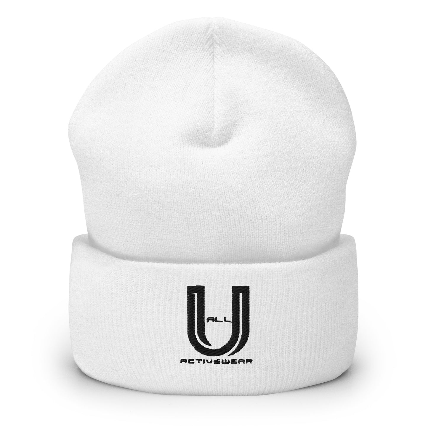 White Cuffed Beanie